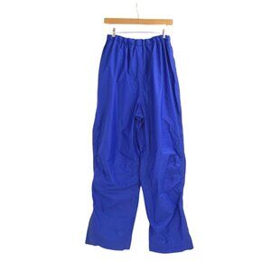 L.L. Bean Womens XL Gore-Tex Blue Rain Pants Nylon Outdoor Waterproof Outdoor